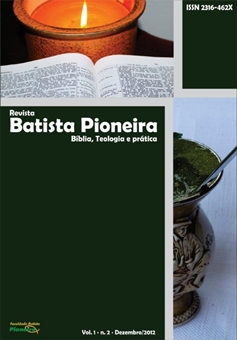 					Visualizar v. 1 n. 2 (2012): Revista Batista Pioneira
				