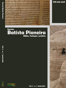 					Visualizar v. 2 n. 1 (2013): Revista Batista Pioneira
				